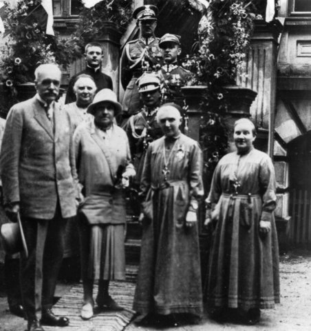 1927 Z prezydentem Mościckim w Pniewach